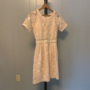 Blush Embroidered Dress